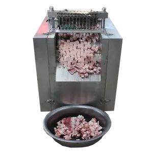 automatic meat cuber chicken cutter machine/frozen meat dicer cube cutting machine