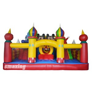 Castillo Inflable <span class=keywords><strong>de</strong></span> Alta Calidad con Tobogán y Zona <span class=keywords><strong>de</strong></span> <span class=keywords><strong>Juegos</strong></span>/ <span class=keywords><strong>Juegos</strong></span> Inflables en Venta - Product Image 2
