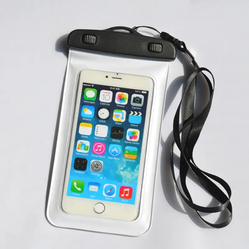 Groothandel Basic IPX8 Waterdichte Mobiele Pvc Cover Duiken Pouch Telefoon Tas Voor Telefoon