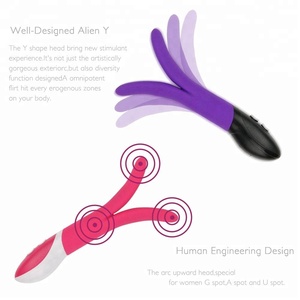 Climatizada impermeable niñas masturbación conejo masajeador G spot silicona Dual motors juguetes sexuales vibradores - Product Image 3