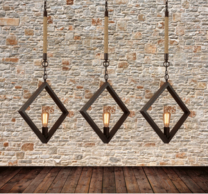 Aceitado Bronce Estilo Vintage Industrial Lámpara Colgante Lámpara Colgante Mini Jaula De Alambre NS-125313 - Product Image 4