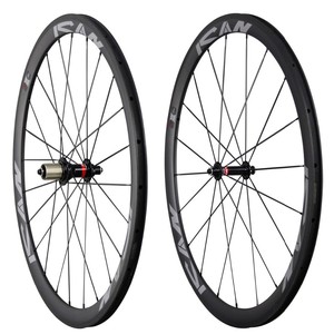 ICAN ใหม่38มิลลิเมตรคาร์บอน Clincher/ท่อล้อ700c ถนนจักรยานคาร์บอน Wheelset - Product Image 1