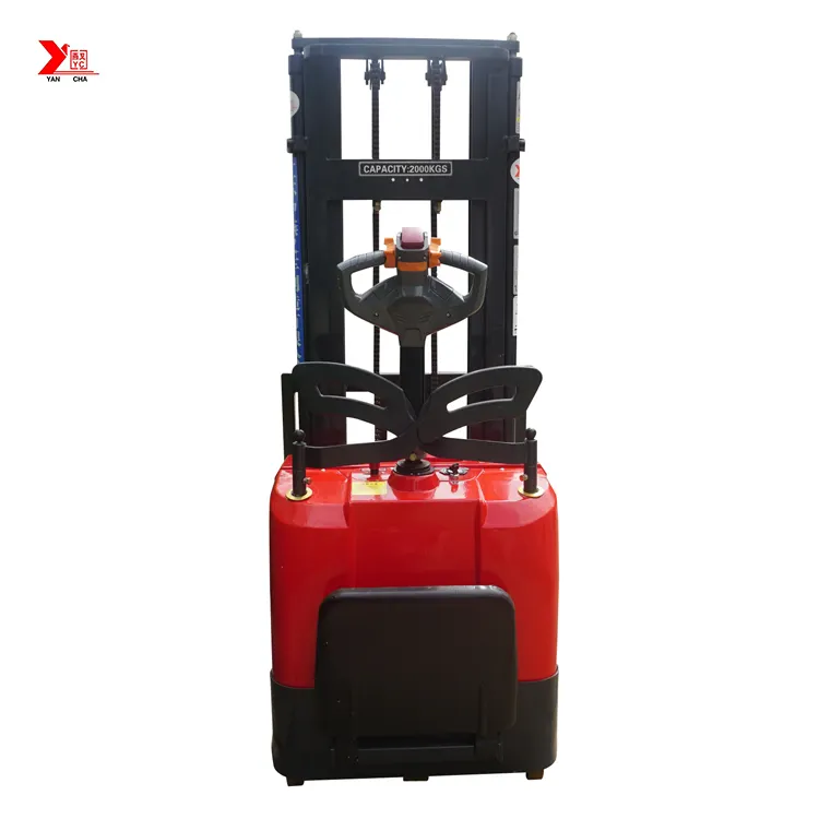 Yancha CDD1030 Full Electric Rider Pallet Stacker 1000KG 3Meter Susun Harga Forklift Garansi 1 Tahun