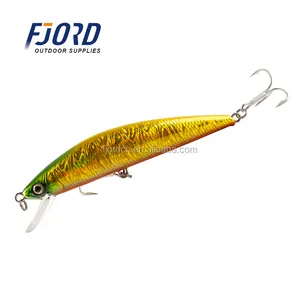 FJORD Wholesaler Top Quality 120mm 40g Sinking Minnow Laser Hard Fishing Lure