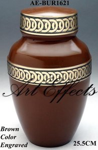 โกศใส่ศพสำหรับผู้ใหญ่ขี้เถ้าศพทำจากทองเหลืองทนทาน - Product Image 6