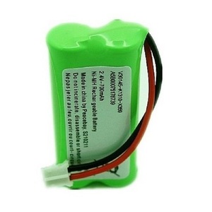 1500mah 1800mah 800mah 1300mah 1000mah nimh ni-mh nicd aa 600mah 2.4v batteria ricaricabile per batteria del telefono domestico senza fili