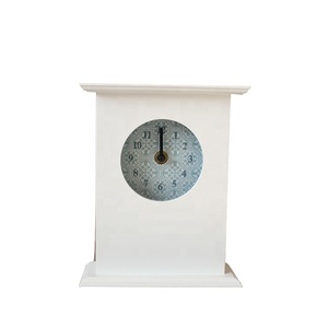 Antique Home Decoration Simple <strong>Vintage</strong> Round Wooden Wall <strong>Clock</strong> - Product Image 5