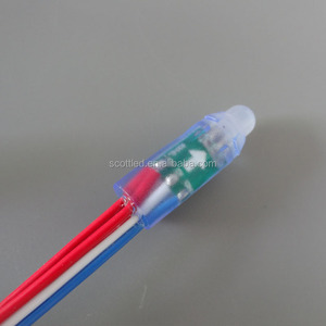 Giấc Mơ Màu 12mm Bullet loại DC5V ws2811 50 <span class=keywords><strong>LED</strong></span>/chuỗi addreable <span class=keywords><strong>LED</strong></span> <span class=keywords><strong>Pixel</strong></span> chuỗi - Product Image 6