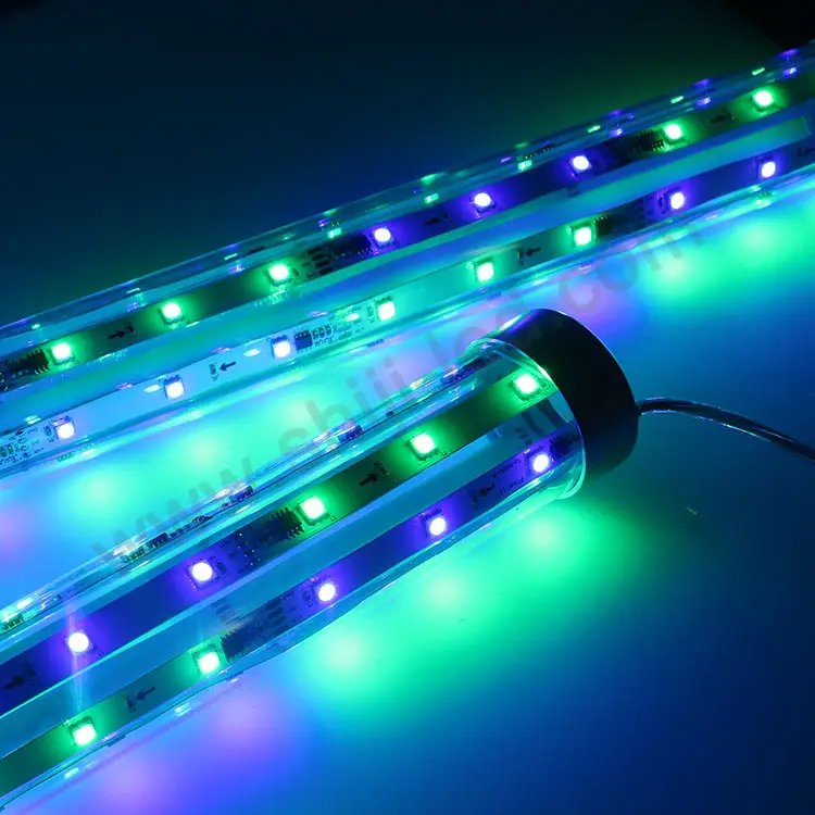 Kỹ Thuật Số Rgb UCS1903/WS2811 Địa Chỉ 3D Led Pixel Tube Đối Với Bumper Xe Giải Trí Rides