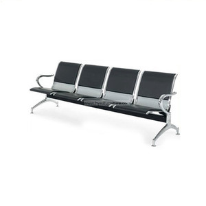 Asientos de Aeropuerto de Lujo Personalizados/Silla de Vestíbulo de Aeropuerto/Banco de Espera para Áreas Públicas de Metal, Acero Inoxidable Moderno, Banco de Acero Inox - Product Image 5
