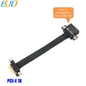 180 độ PCI EXPRESS 1X khe cắm để PCI-E X1 riser thẻ linh hoạt cáp mở rộng 8gbps 10-100cm - Product Image 3