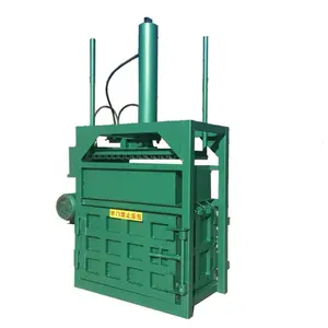 High packing speed Cotton / Clothes baling press and Vertical hydraulic scrap metal baler