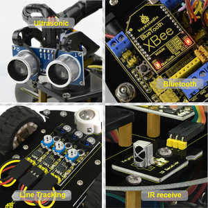 Keyestudio coche inteligente aprendizaje <span class=keywords><strong>Robot</strong></span> inteligente pequeña tortuga - Product Image 3