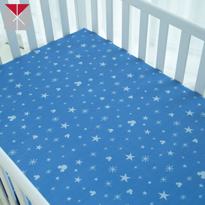 Pentagram inyección sistemas del lecho del bebé del algodón <span class=keywords><strong>de</strong></span> color azul sábanas <span class=keywords><strong>para</strong></span> <span class=keywords><strong>cuna</strong></span> - Product Image 5