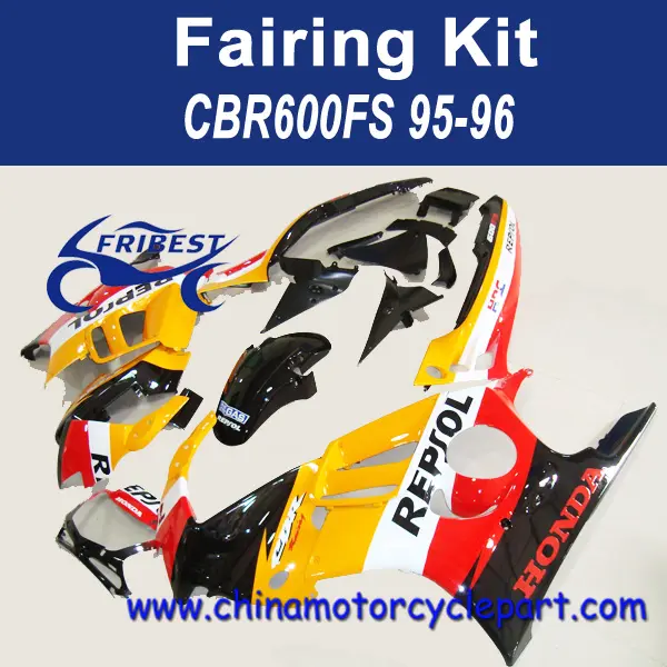 CBR600FS 1995 1996 REPSOL Kit de carenagem da motocicleta