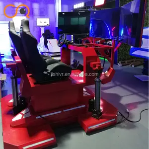 เครื่องเกมแข่งรถรายได้สูง9d Vr ที่น่าตื่นเต้น Vr Racing Car Simulator