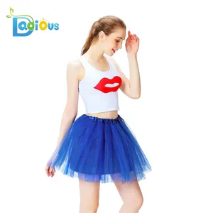 ABDL et DDLG femme Classique 5 Couches Tulle Tutu Jupe Grande Princesse tutu Adulte Danse Jupe