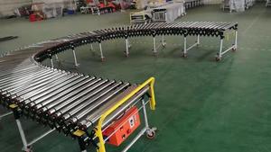 Gebogen Uitbreidbaar Rekbaar Zwaartekracht Flexibele Carrier Rollenbaan Voor Industrie Magazijn - Product Image 6