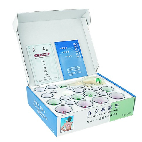 Набор бамбуковых банок для массажа всего тела, 12 чашек, китайские вакуумные деревянные банки против целлюлита