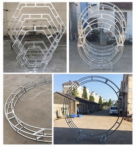 Aisle Wedding <strong>Wreath</strong> Metal <strong>Frame</strong> &amp; Arch Stands - Product Image 2