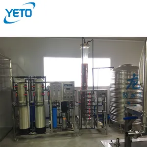 Uso de la fábrica 500L/H Planta de Tratamiento de Agua ro munual funcionamiento tratamiento de agua mezclada Sistema de Cama