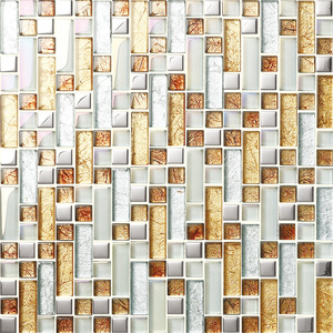 Chine blanc pas cher prix verre mosaïque salle de bains mur plancher - Product Image 4