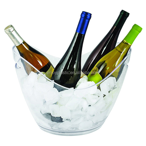 Seau à glace géant en plastique acrylique pour les boissons pour les fêtes et les divertissements en plein air - Product Image 2