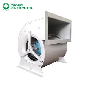 Ventilador centrífugo de entrada única, dispositivo de ventilación de alta presión y eficiencia energética de 350mm para rotor exterior a prueba de humedad