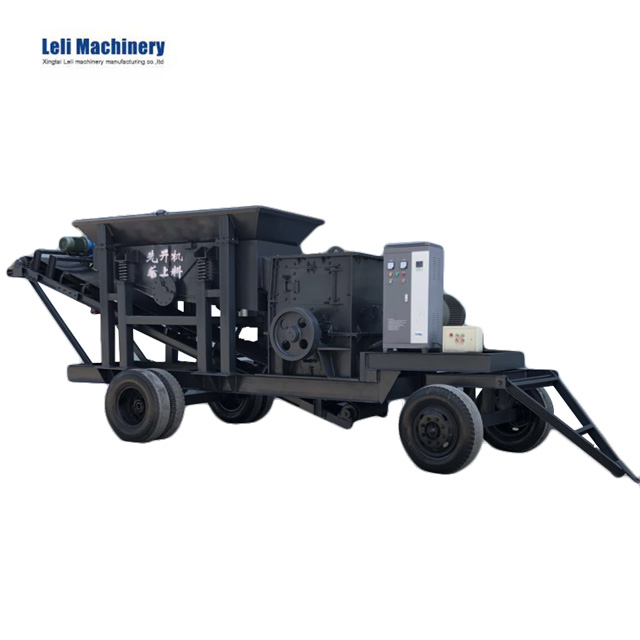 Мобильная угольная дробилка pebblestone, большая угольная дробилка, поток, без экрана, очиститель угля