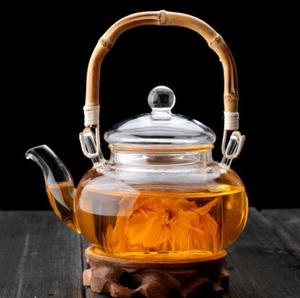 <strong>Vintage</strong> 20oz Eco-Friendly Infuser <strong>Tea</strong> Maker <strong>Set</strong> 600ml Borosilicate Glass <strong>Tea</strong> Pot Bamboo Handle Holiday Home Coffee <strong>Tea</strong> Drinkware - Product Image 6
