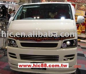 Hiace 200 Accesorios exteriores Hood Shield Super Guards Stone Guards Bug Deflector Bonnet Deflector - Product Image 1