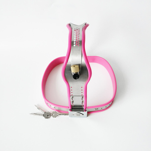 Black Emperor SM Women with Stainless Steel <strong>Chastity</strong> <strong>Lock</strong> Prevent Wolves From Cheating Beautiful and Safe Adult Toys pink