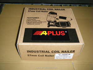 APLUS-Cloueur pneumatique CN55, outil pneumatique pour palettes de 25 à 55mm de longueur, tailles de tige de 2.1 à 2.3mm, C-57P - Product Image 5