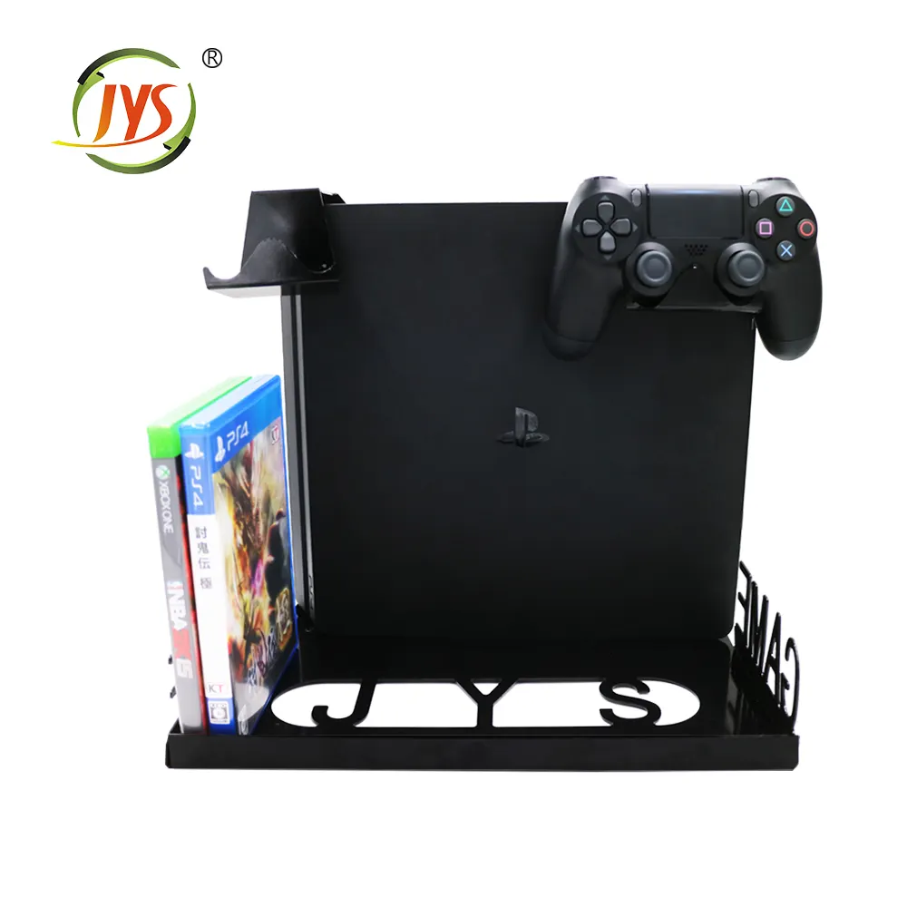 Bracket & Game CD stand for PS4 Pro/PS4 Slim/PS4 (wall mount)