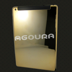 Fábrica, alta Calidad para el ipad 5 24 k oro de la contraportada acabado de espejo, la cubierta del espejo para el ipad - Product Image 3