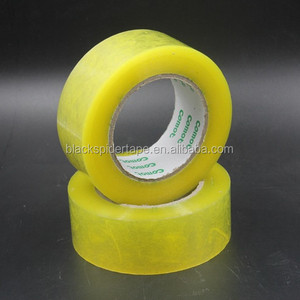 2018 March EXPO lựa chọn Nhà cung cấp 36 Rolls 1.8 mil 2 inch rộng 100 yards tùy chỉnh kích thước rõ ràng Bopp vàng đóng gói băng dính - Product Image 3