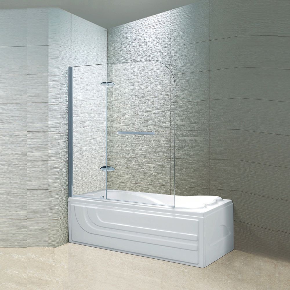 KD3206 Aluminum Hinged Bathtub Shower Glass Small Corner Tub Shower