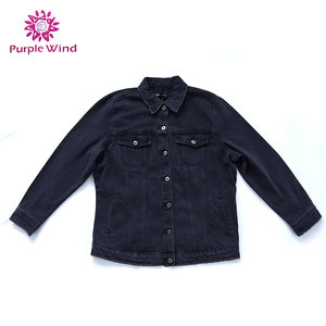 Nueva llegada enfriar negro básica simple breasted al por mayor chaqueta de lana polar - Product Image 6