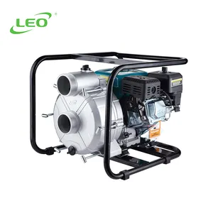 LEO LGP30-W 3 inç 196CC kanalizasyon motor kirli benzin kanalizasyon pompa su pompası güç pray benzin