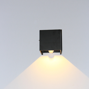 <span class=keywords><strong>Applique</strong></span> murale LED réglable 85-265V, design unique, base carrée en aluminium 12W, détecteur de mouvement PIR, étanche, pour jardins extérieurs, IP65 - Product Image 6