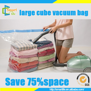 Pa pe pet ecológico plegadora cremallera cerradura y sello de vacío característica enorme capacidad cubo bolsa de sello de vacío - Product Image 1