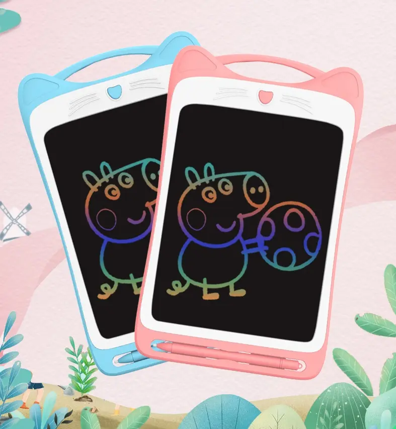 Huion-tablette d'écriture LCD colorée, 8.5 pouces, pour dessin à la main, jouets d'éducation des enfants, puzzle graffiti