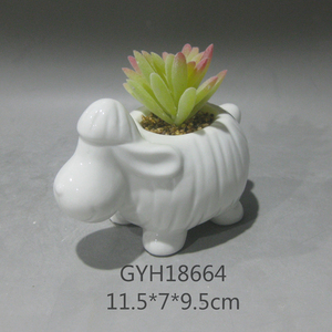 Desktop Decor elephant a forma <span class=keywords><strong>di</strong></span> piccolo fiore <span class=keywords><strong>di</strong></span> ceramica <span class=keywords><strong>vaso</strong></span> bonsai per la vendita - Product Image 5