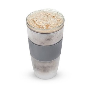 冷凍ビールジョッキ冷凍ジェルダブルグラス16オンス冷凍アイスカップ冷凍ミルクコーヒー赤ワインと半透明の飲料
