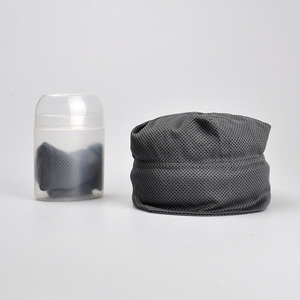 หมวกกีฬาสีเทาพร้อมผ้าระบายความร้อนแบบไม่ทอ - Product Image 4