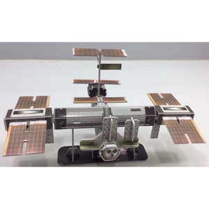 Union World 3D <strong>Puzzle</strong> DIY Assembly-International <strong>Space</strong> Station 44-Piece Paper Model Educational Toy Jigsaw <strong>Puzzle</strong> for 2-4 Year - Product Image 2