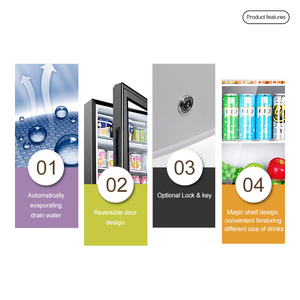 Hot bán tùy chỉnh trong suốt LCD cửa kính Tủ lạnh <span class=keywords><strong>mini</strong></span> có kích thước cài đặt di động cho khách sạn sử dụng điện nguồn điện - Product Image 5