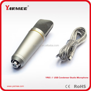 Usb estudio micrófono diseñado para emisiones podcaster micrófono / micrófono del canto para YR03--YARMEE - Product Image 2