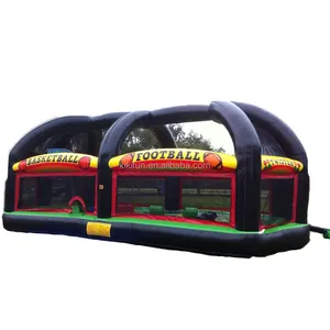 Tất cả trong một thể thao arena/Inflatable đa trò chơi thể thao combo từ bóng chày để twister/inflatable thể thao bouncy nhà cho trẻ em