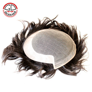 Capelli umani di alta qualità capelli neri capelli corti per gli uomini - Product Image 2